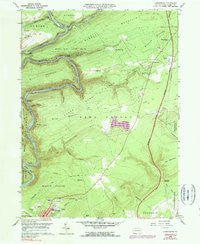 Christmans Pennsylvania Historical topographic map, 1:24000 scale, 7.5 X 7.5 Minute, Year 1960