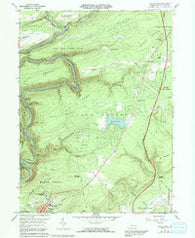 Christmans Pennsylvania Historical topographic map, 1:24000 scale, 7.5 X 7.5 Minute, Year 1960