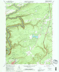 Christmans Pennsylvania Historical topographic map, 1:24000 scale, 7.5 X 7.5 Minute, Year 1960