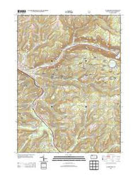 Clarendon Pennsylvania Historical topographic map, 1:24000 scale, 7.5 X 7.5 Minute, Year 2013