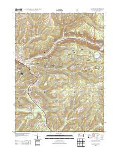 Clarendon Pennsylvania Historical topographic map, 1:24000 scale, 7.5 X 7.5 Minute, Year 2013