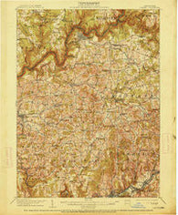 Clarion Pennsylvania Historical topographic map, 1:62500 scale, 15 X 15 Minute, Year 1907