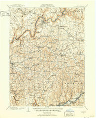 Clarion Pennsylvania Historical topographic map, 1:62500 scale, 15 X 15 Minute, Year 1906