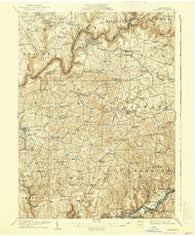 Clarion Pennsylvania Historical topographic map, 1:62500 scale, 15 X 15 Minute, Year 1907