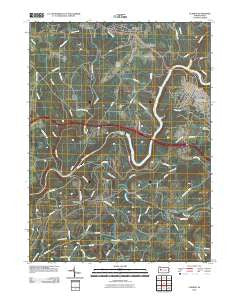 Clarion Pennsylvania Historical topographic map, 1:24000 scale, 7.5 X 7.5 Minute, Year 2010