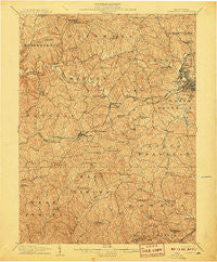 Claysville Pennsylvania Historical topographic map, 1:62500 scale, 15 X 15 Minute, Year 1907