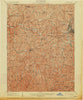 Claysville Pennsylvania Historical topographic map, 1:62500 scale, 15 X 15 Minute, Year 1907