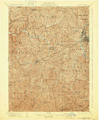 Claysville Pennsylvania Historical topographic map, 1:62500 scale, 15 X 15 Minute, Year 1907