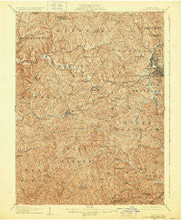 Claysville Pennsylvania Historical topographic map, 1:62500 scale, 15 X 15 Minute, Year 1907