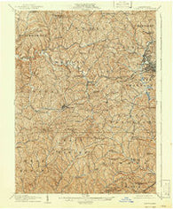 Claysville Pennsylvania Historical topographic map, 1:62500 scale, 15 X 15 Minute, Year 1907