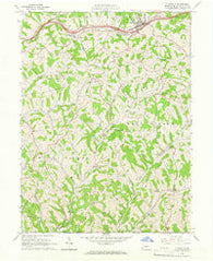 Claysville Pennsylvania Historical topographic map, 1:24000 scale, 7.5 X 7.5 Minute, Year 1964