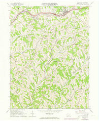 Claysville Pennsylvania Historical topographic map, 1:24000 scale, 7.5 X 7.5 Minute, Year 1964