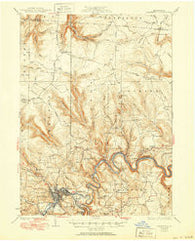 Clearfield Pennsylvania Historical topographic map, 1:62500 scale, 15 X 15 Minute, Year 1932