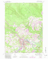 Clearfield Pennsylvania Historical topographic map, 1:24000 scale, 7.5 X 7.5 Minute, Year 1959