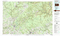 Clearfield Pennsylvania Historical topographic map, 1:100000 scale, 30 X 60 Minute, Year 1983