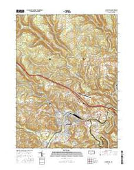 Clearfield Pennsylvania Current topographic map, 1:24000 scale, 7.5 X 7.5 Minute, Year 2016