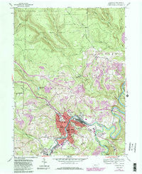 Clearfield Pennsylvania Historical topographic map, 1:24000 scale, 7.5 X 7.5 Minute, Year 1959