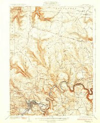 Clearfield Pennsylvania Historical topographic map, 1:62500 scale, 15 X 15 Minute, Year 1932