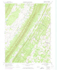 Clearville Pennsylvania Historical topographic map, 1:24000 scale, 7.5 X 7.5 Minute, Year 1967