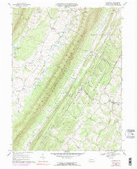 Clearville Pennsylvania Historical topographic map, 1:24000 scale, 7.5 X 7.5 Minute, Year 1967