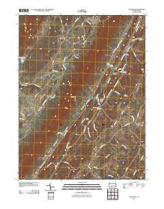 Clearville Pennsylvania Historical topographic map, 1:24000 scale, 7.5 X 7.5 Minute, Year 2010
