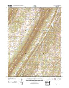 Clearville Pennsylvania Historical topographic map, 1:24000 scale, 7.5 X 7.5 Minute, Year 2013