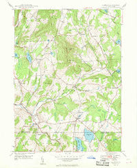 Clifford Pennsylvania Historical topographic map, 1:24000 scale, 7.5 X 7.5 Minute, Year 1948