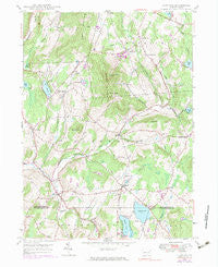 Clifford Pennsylvania Historical topographic map, 1:24000 scale, 7.5 X 7.5 Minute, Year 1946