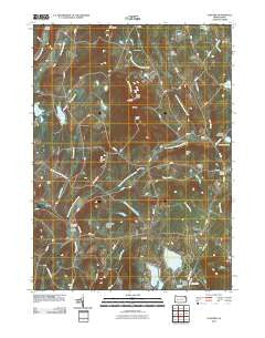 Clifford Pennsylvania Historical topographic map, 1:24000 scale, 7.5 X 7.5 Minute, Year 2010