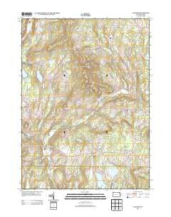 Clifford Pennsylvania Historical topographic map, 1:24000 scale, 7.5 X 7.5 Minute, Year 2013
