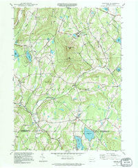 Clifford Pennsylvania Historical topographic map, 1:24000 scale, 7.5 X 7.5 Minute, Year 1994