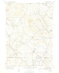 Clifford Pennsylvania Historical topographic map, 1:24000 scale, 7.5 X 7.5 Minute, Year 1949