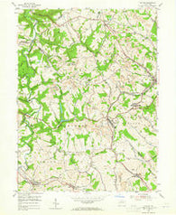 Clinton Pennsylvania Historical topographic map, 1:24000 scale, 7.5 X 7.5 Minute, Year 1954
