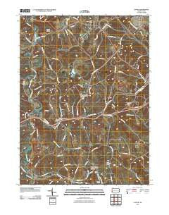Clinton Pennsylvania Historical topographic map, 1:24000 scale, 7.5 X 7.5 Minute, Year 2010