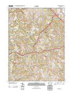 Clinton Pennsylvania Historical topographic map, 1:24000 scale, 7.5 X 7.5 Minute, Year 2013