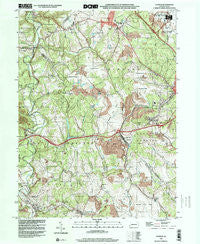 Clinton Pennsylvania Historical topographic map, 1:24000 scale, 7.5 X 7.5 Minute, Year 1998