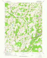 Clymer Pennsylvania Historical topographic map, 1:24000 scale, 7.5 X 7.5 Minute, Year 1963