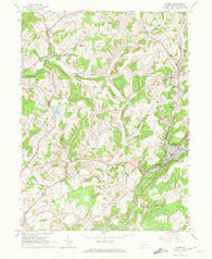 Clymer Pennsylvania Historical topographic map, 1:24000 scale, 7.5 X 7.5 Minute, Year 1963