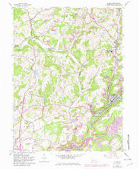 Clymer Pennsylvania Historical topographic map, 1:24000 scale, 7.5 X 7.5 Minute, Year 1963