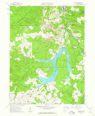 Coalport Pennsylvania Historical topographic map, 1:24000 scale, 7.5 X 7.5 Minute, Year 1961