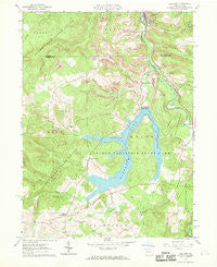 Coalport Pennsylvania Historical topographic map, 1:24000 scale, 7.5 X 7.5 Minute, Year 1961