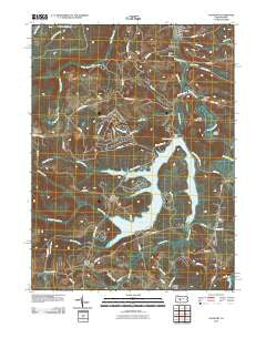 Coalport Pennsylvania Historical topographic map, 1:24000 scale, 7.5 X 7.5 Minute, Year 2010