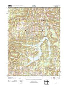 Coalport Pennsylvania Historical topographic map, 1:24000 scale, 7.5 X 7.5 Minute, Year 2013