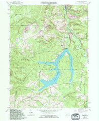 Coalport Pennsylvania Historical topographic map, 1:24000 scale, 7.5 X 7.5 Minute, Year 1961