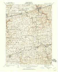 Coatesville Pennsylvania Historical topographic map, 1:62500 scale, 15 X 15 Minute, Year 1904