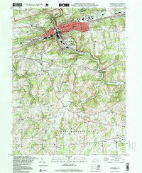 Coatesville Pennsylvania Historical topographic map, 1:24000 scale, 7.5 X 7.5 Minute, Year 1997