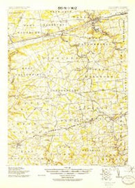 Coatesville Pennsylvania Historical topographic map, 1:62500 scale, 15 X 15 Minute, Year 1918