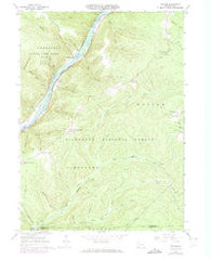 Cobham Pennsylvania Historical topographic map, 1:24000 scale, 7.5 X 7.5 Minute, Year 1966