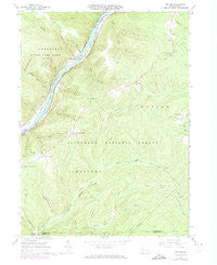 Cobham Pennsylvania Historical topographic map, 1:24000 scale, 7.5 X 7.5 Minute, Year 1966