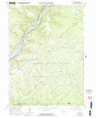 Cobham Pennsylvania Historical topographic map, 1:24000 scale, 7.5 X 7.5 Minute, Year 1966